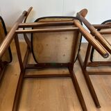 Set of 4 vintage Italian chairs, produced in the 60s by Gessef Consorzio Sedie Friuli