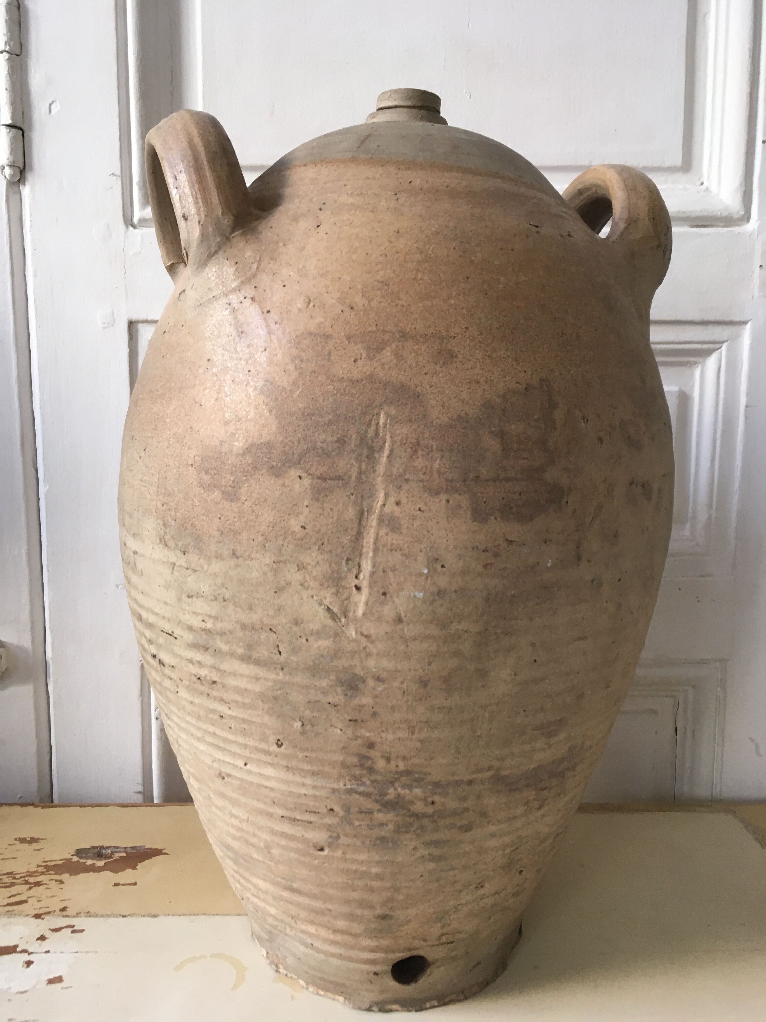 Ancient terracotta jar