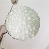Vintage mid century modern large bubble glass lamp