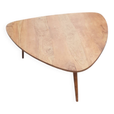Scandinavian style wooden coffee table
