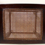 Stool antique vintage mahogany rustic