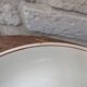 Vintage ironstone salad bowl Salins model Nénuphar 28cm