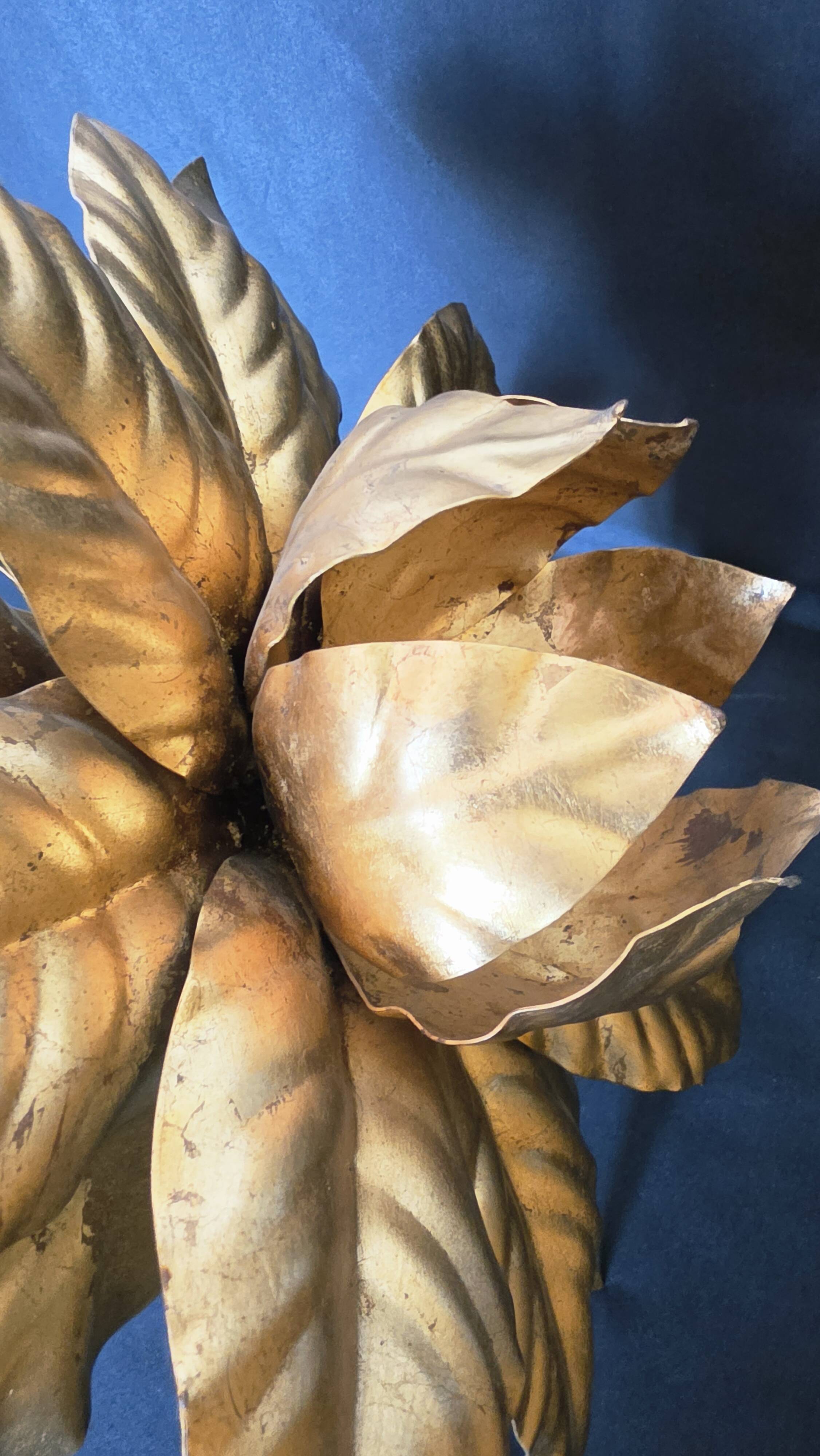 Vintage wall light "Sun and Flower" in the style of Banci Firenze (1960s)