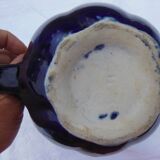 Enamelled ceramic pitcher - artist to identify