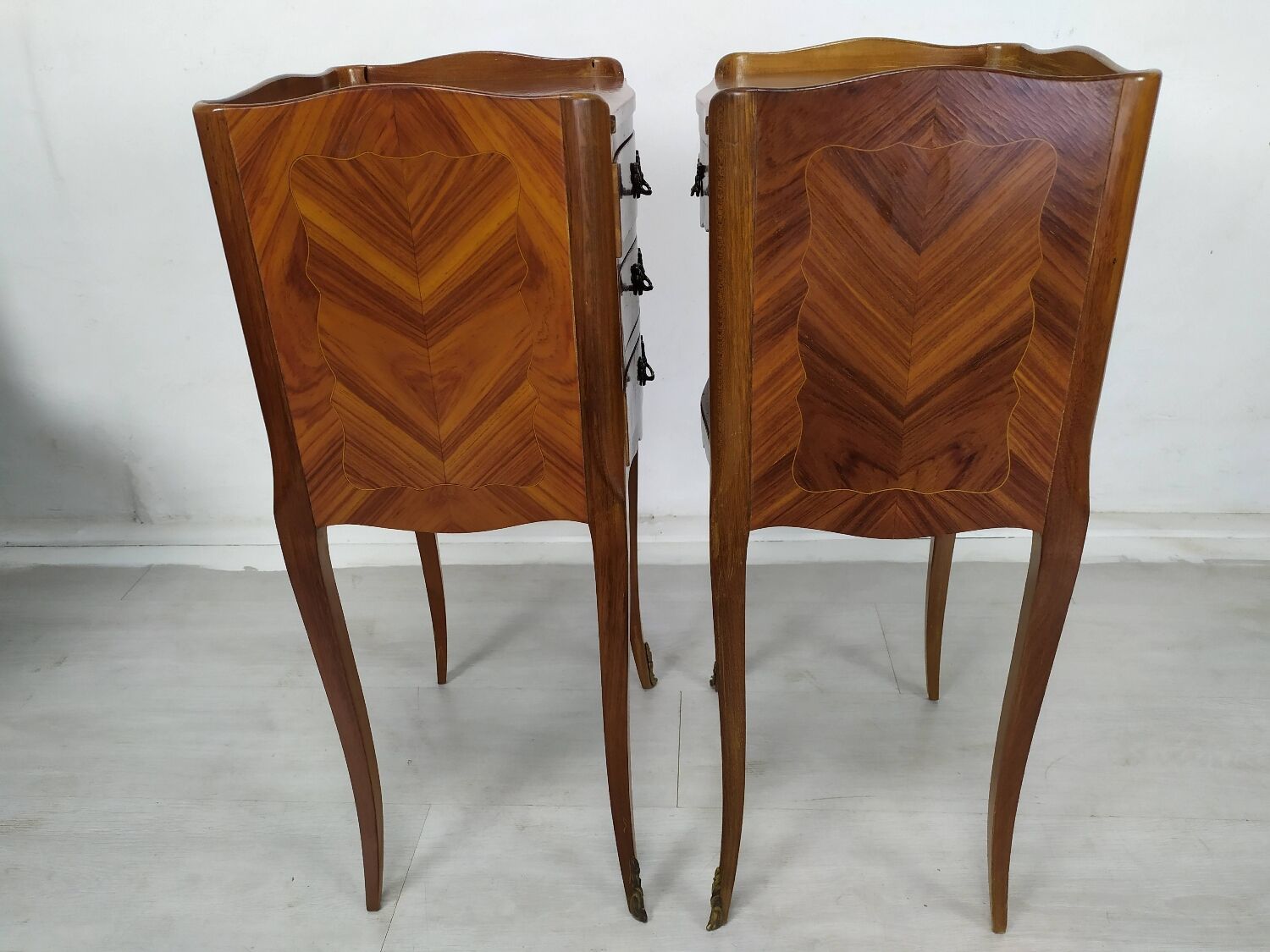 Pair of Louis XV style bedside tables