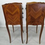 Pair of Louis XV style bedside tables