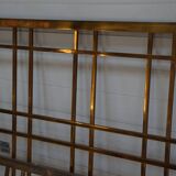Bed art deco brass 150x190
