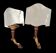 Pair of Italian Empire style wall sconces from the 19th century.