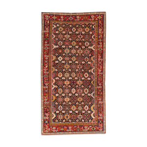 Tapis ancien caucasien karabagh fait main 170cm x 323cm 1880s