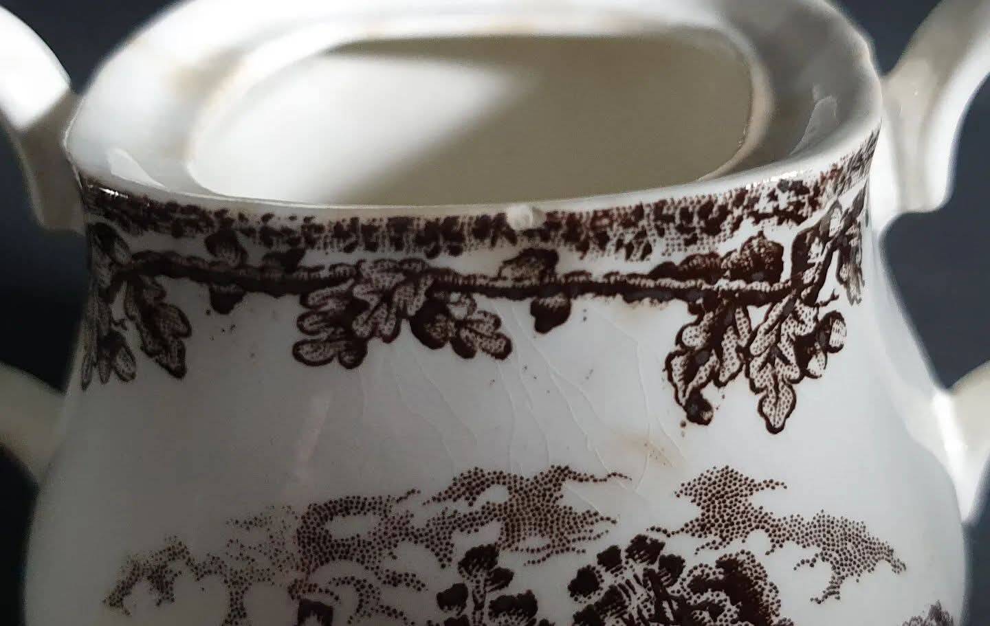 Creamer set / Milk jug and sugar bowl Myotts Country Life