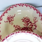 4 vintage hollow plates from gien model thistles 211256