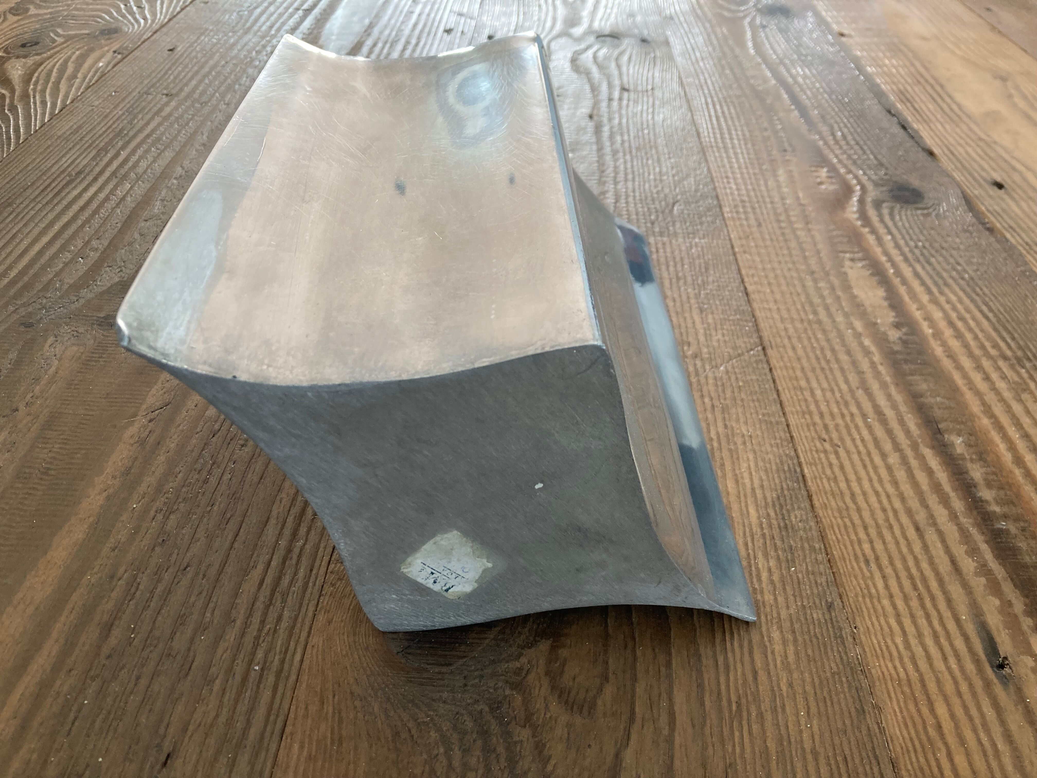 Aluminium vase 1970