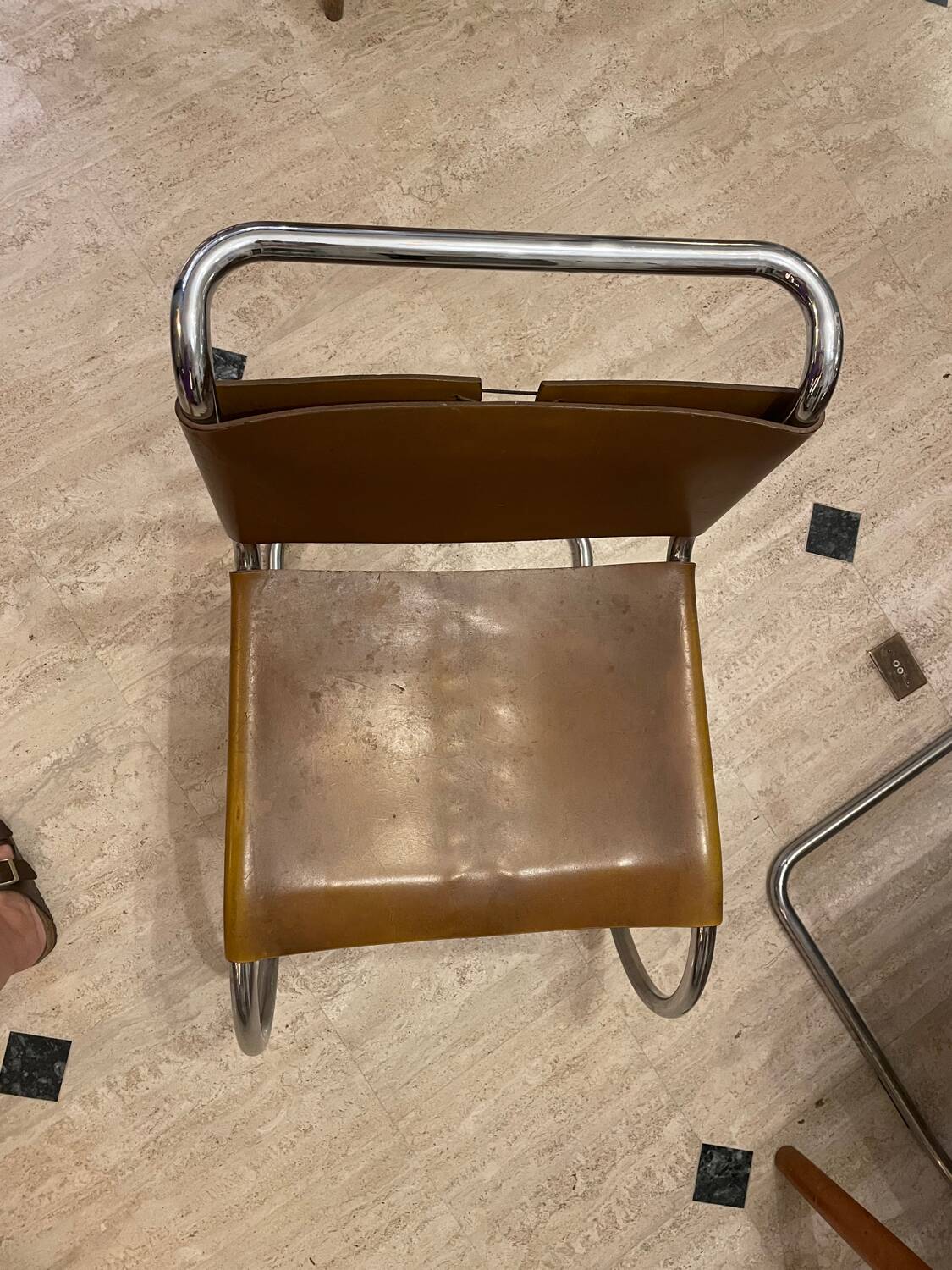 Set of six vintage MR 10 Mies Van der Rohe Knoll chairs