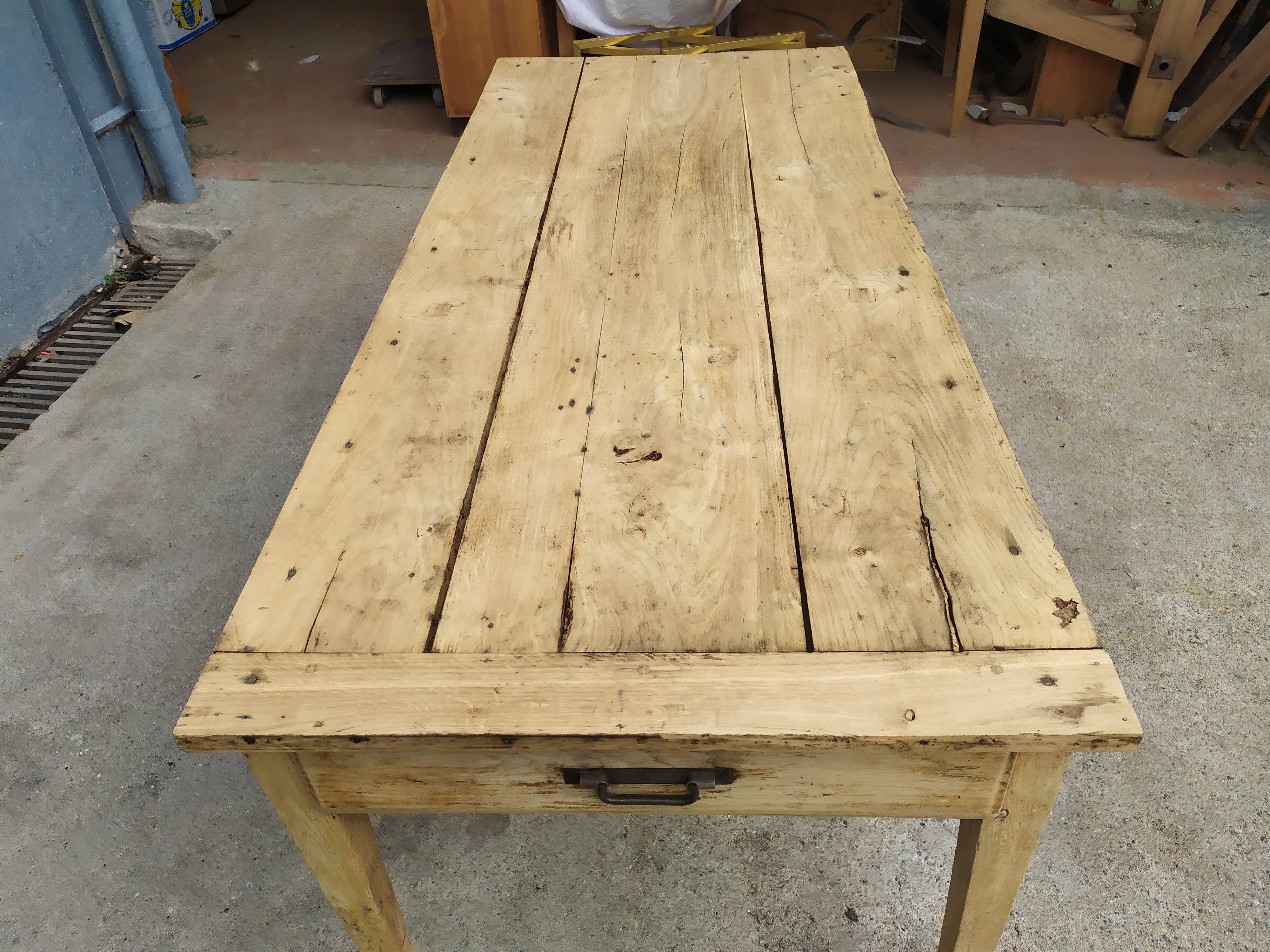 Table de ferme rallonge