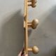 Vintage 70s wall coat rack