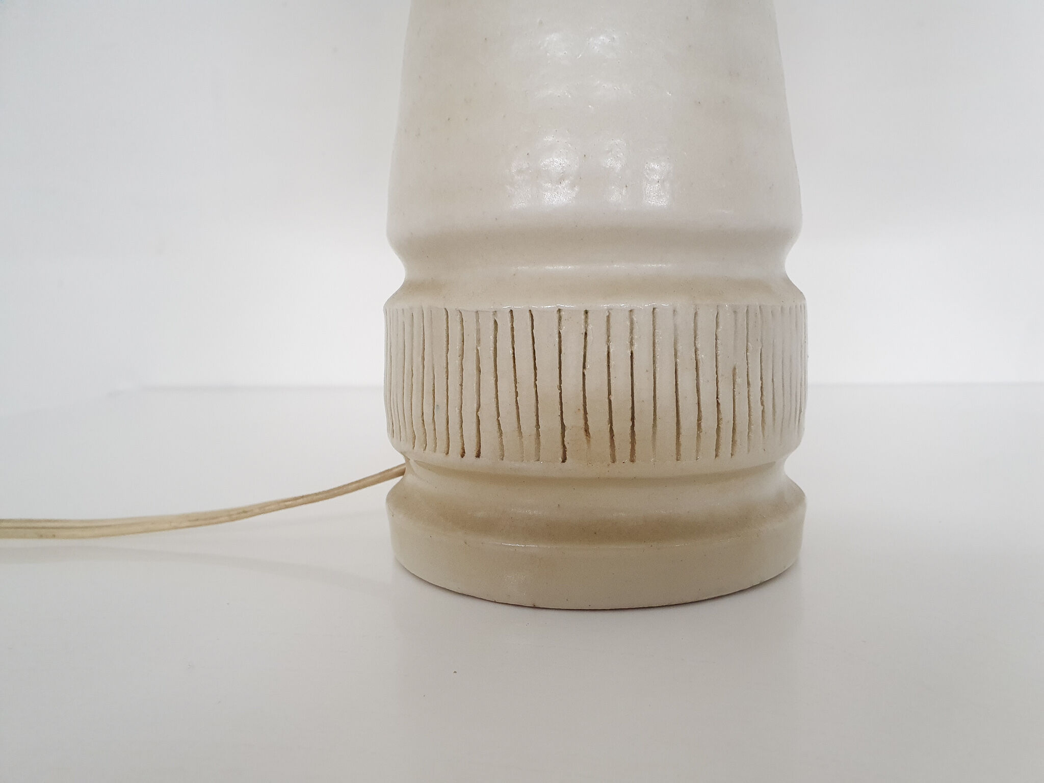 White ceramic table light by Mobach, The Netherlands, 1950's