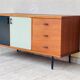 Vintage teak row