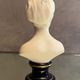 Bust of Louis Brongniart after Houdon in Limoges porcelain biscuit
