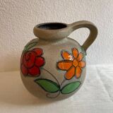 Scheurich ceramic vase pitcher West Germany vintage 1970s