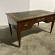 Mahogany flat desk. Louis XVI style, 20th century.
