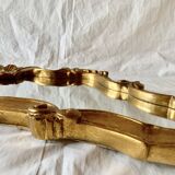 Golden shell mirror - baroque style