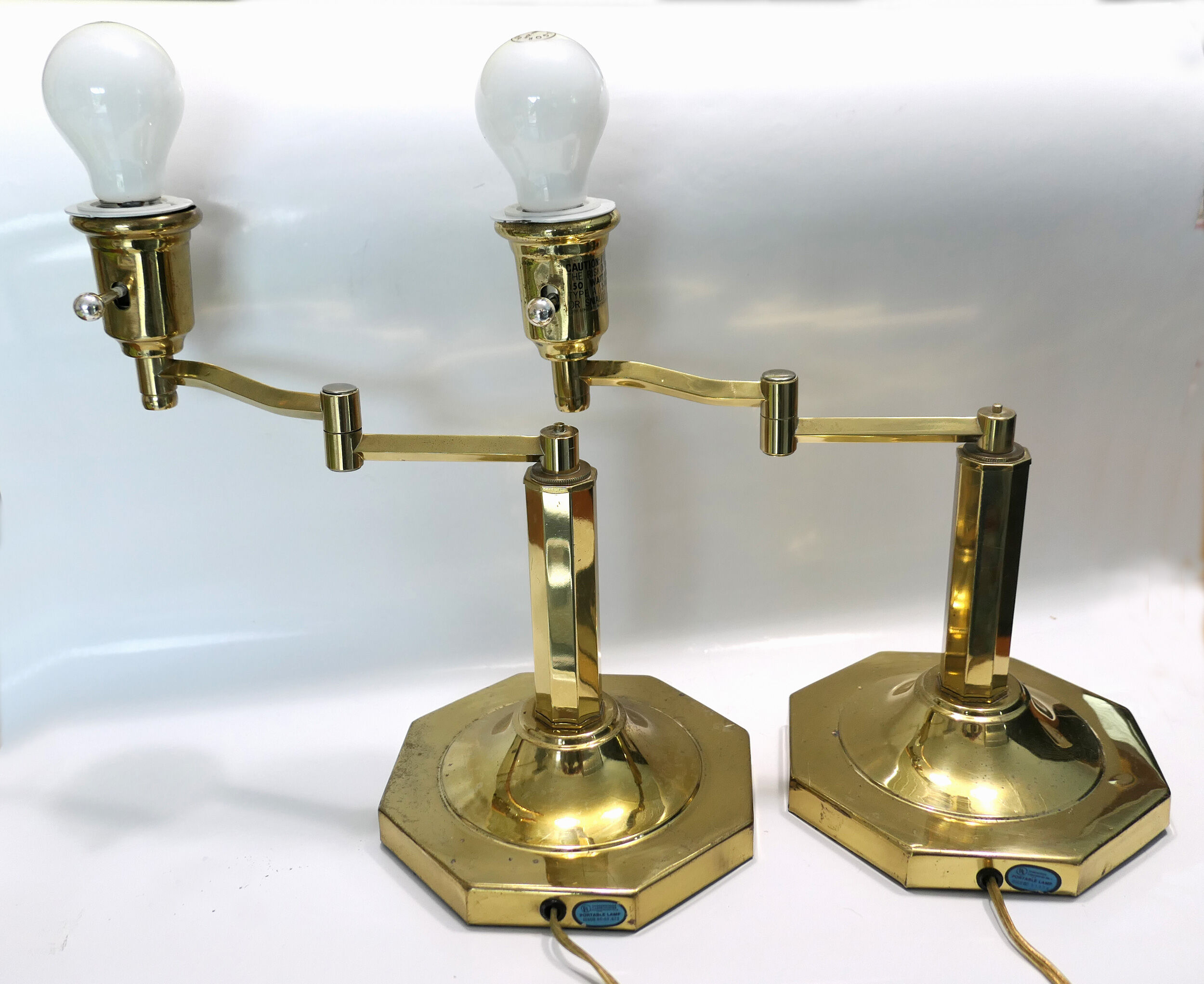 Pair of Hollywood Regency USA 1980's