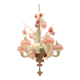 Venetian Murano glass flower chandelier, 1960s