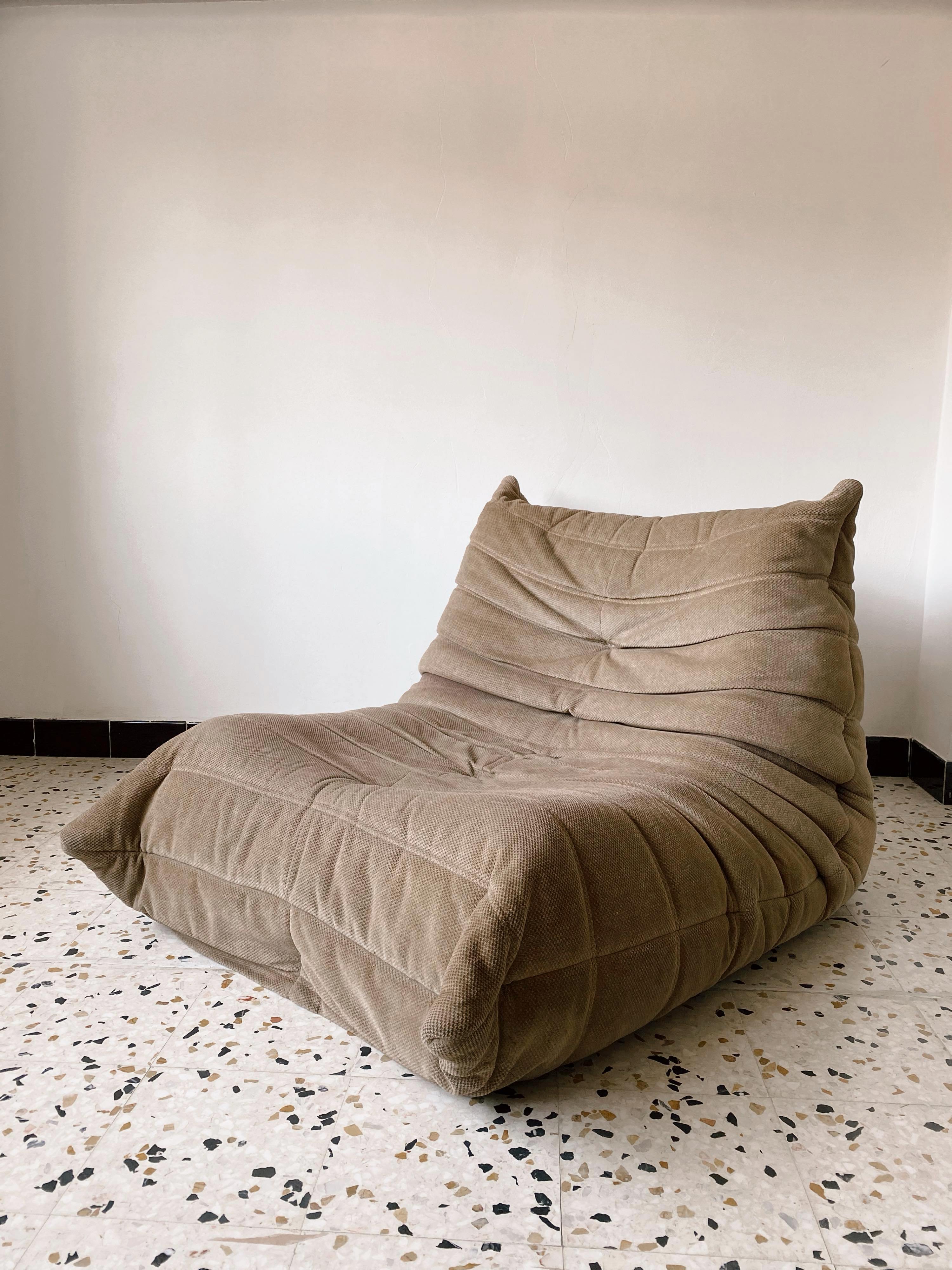 Chair and ottoman Togo by Michel Ducaroy for Ligne Roset