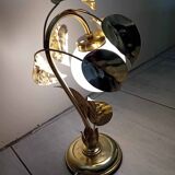 70's Holywood Regency table lamp