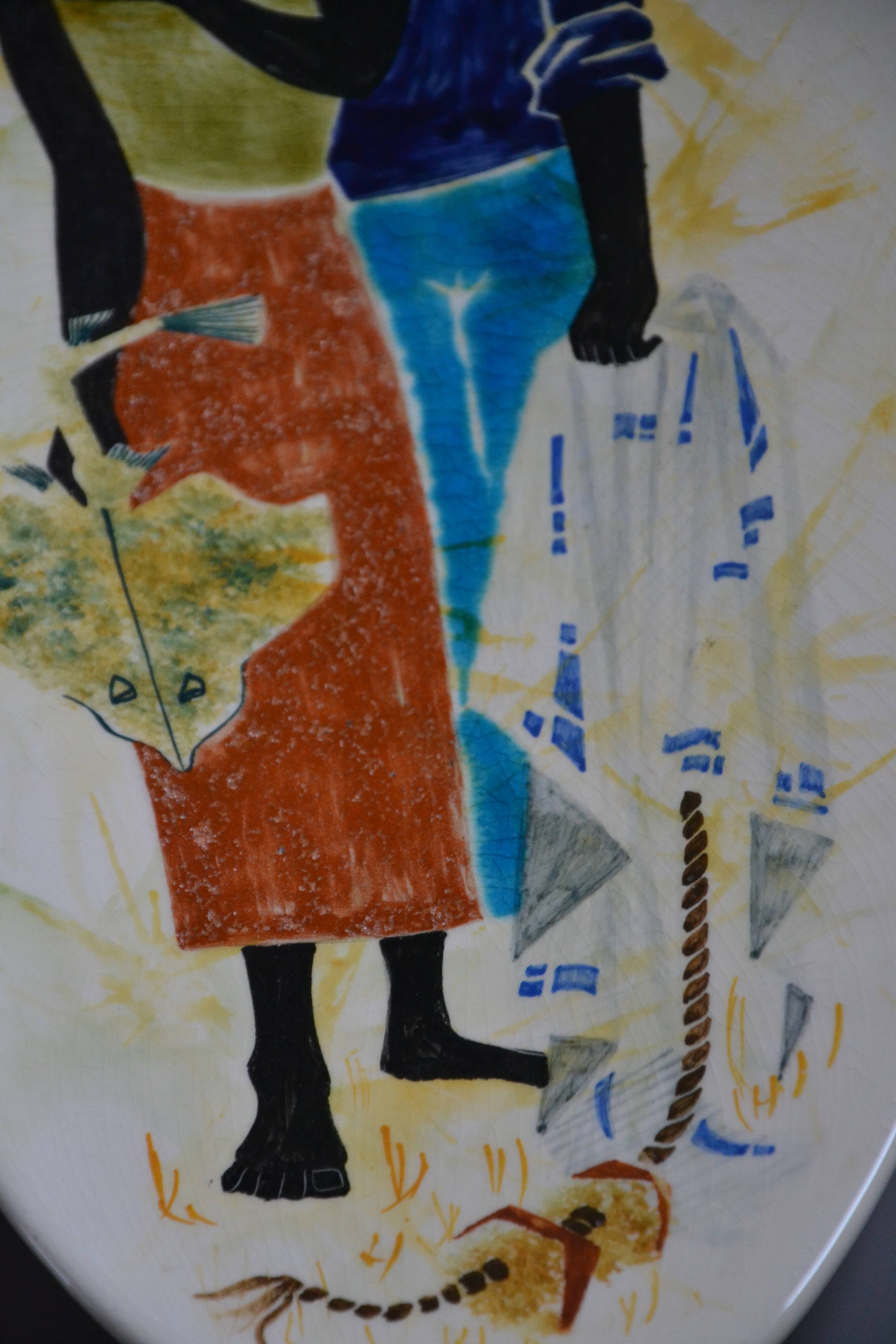 Large dish Edmund Ronaky California 1950s-60s