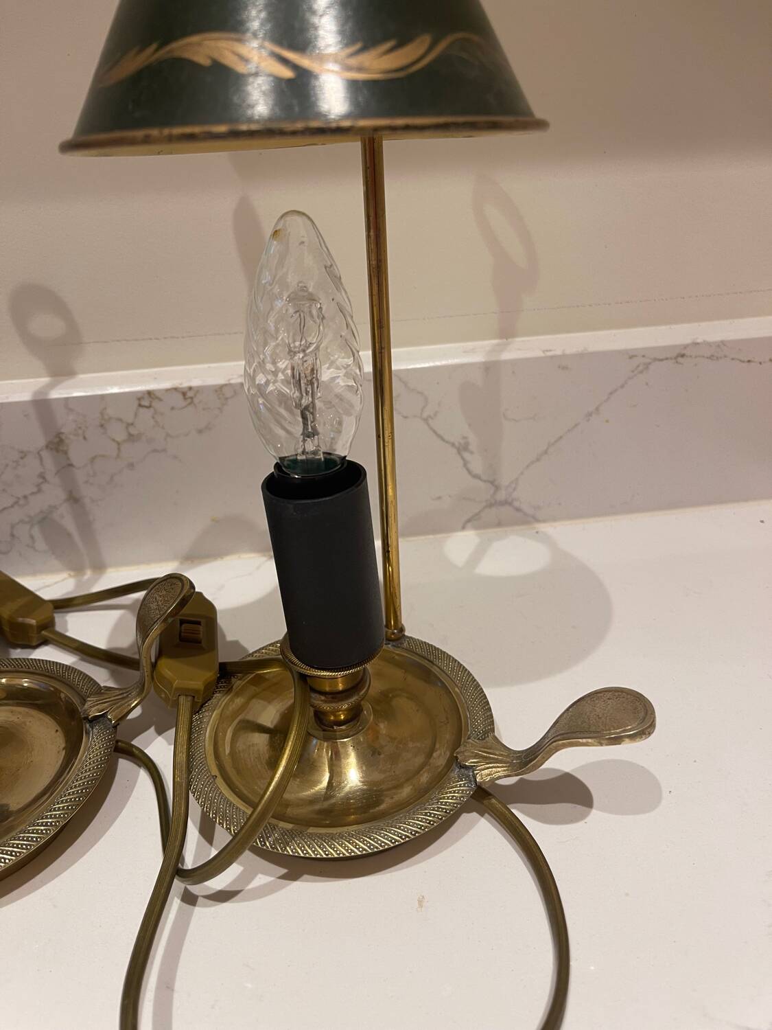 Hot water bottle lamps
