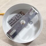 Hanging lamp ellipse glass and brass