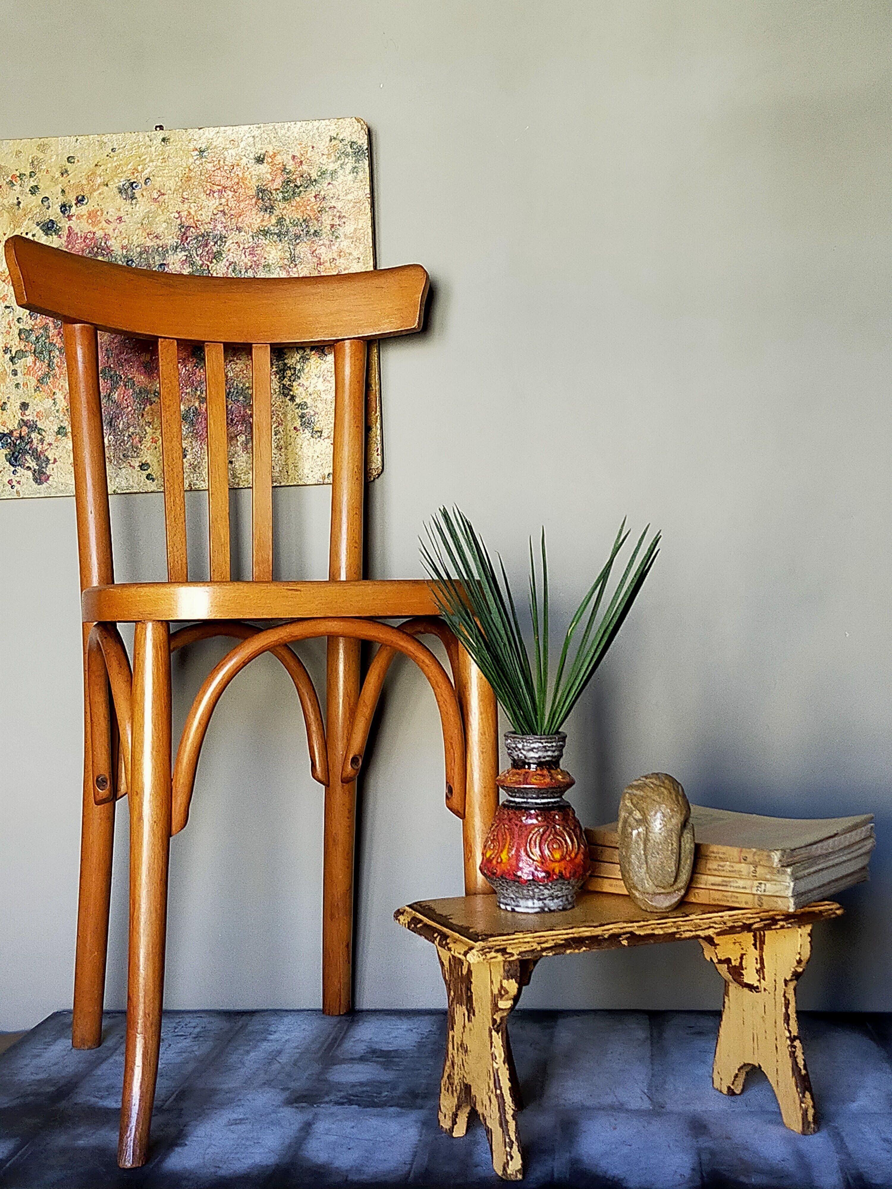 19th-century foot restings with old patina