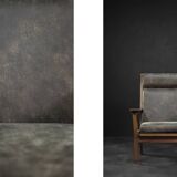 Rare Vintage Mid-Century Danish Modern Armchair Model GE 181 A from Getama