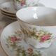Tea service 4 cups of fine porcelain