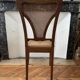 Chaise bois cannée Art Nouveau