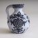 60s ceramic black & white jug