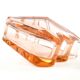 Art Deco vase, crystal, Moser, Czechoslovakia, 1930s