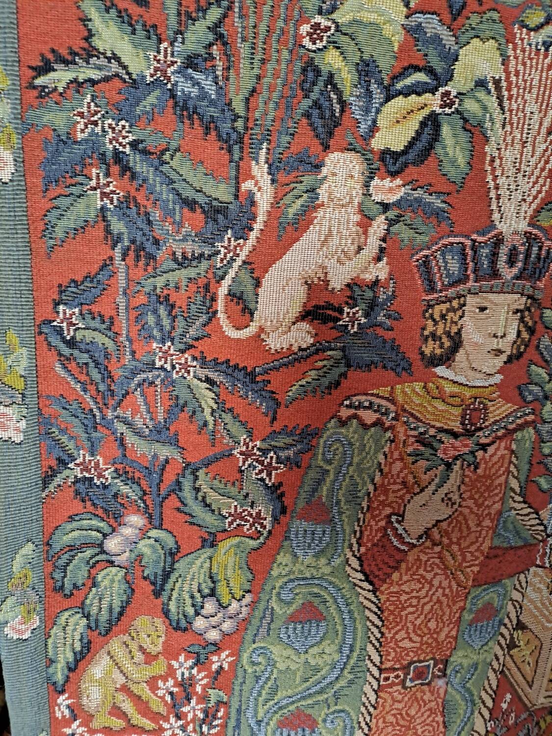 Wall Tapestry “Le Roman De La Rose” Signed.