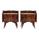 1950s Pair of Bedside Tables, Italy
