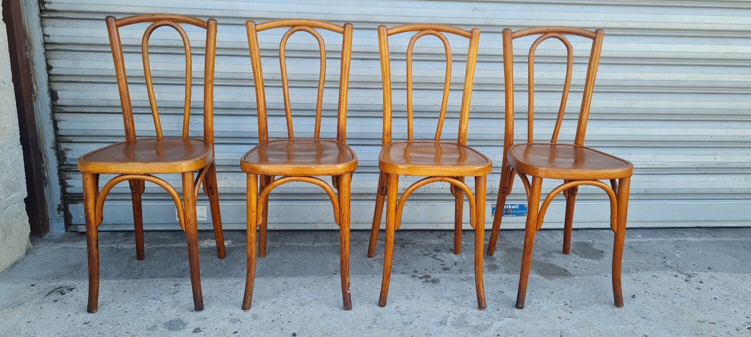 Set of four fischel bistro chairs