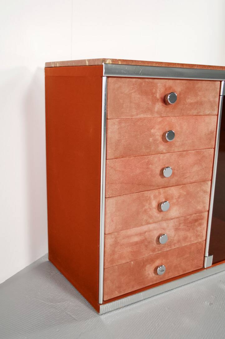 Sideboard by Guido Faleschini, 1970s, Mariani Italia publisher