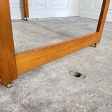 Les Arcs 1950s pine side table or desk