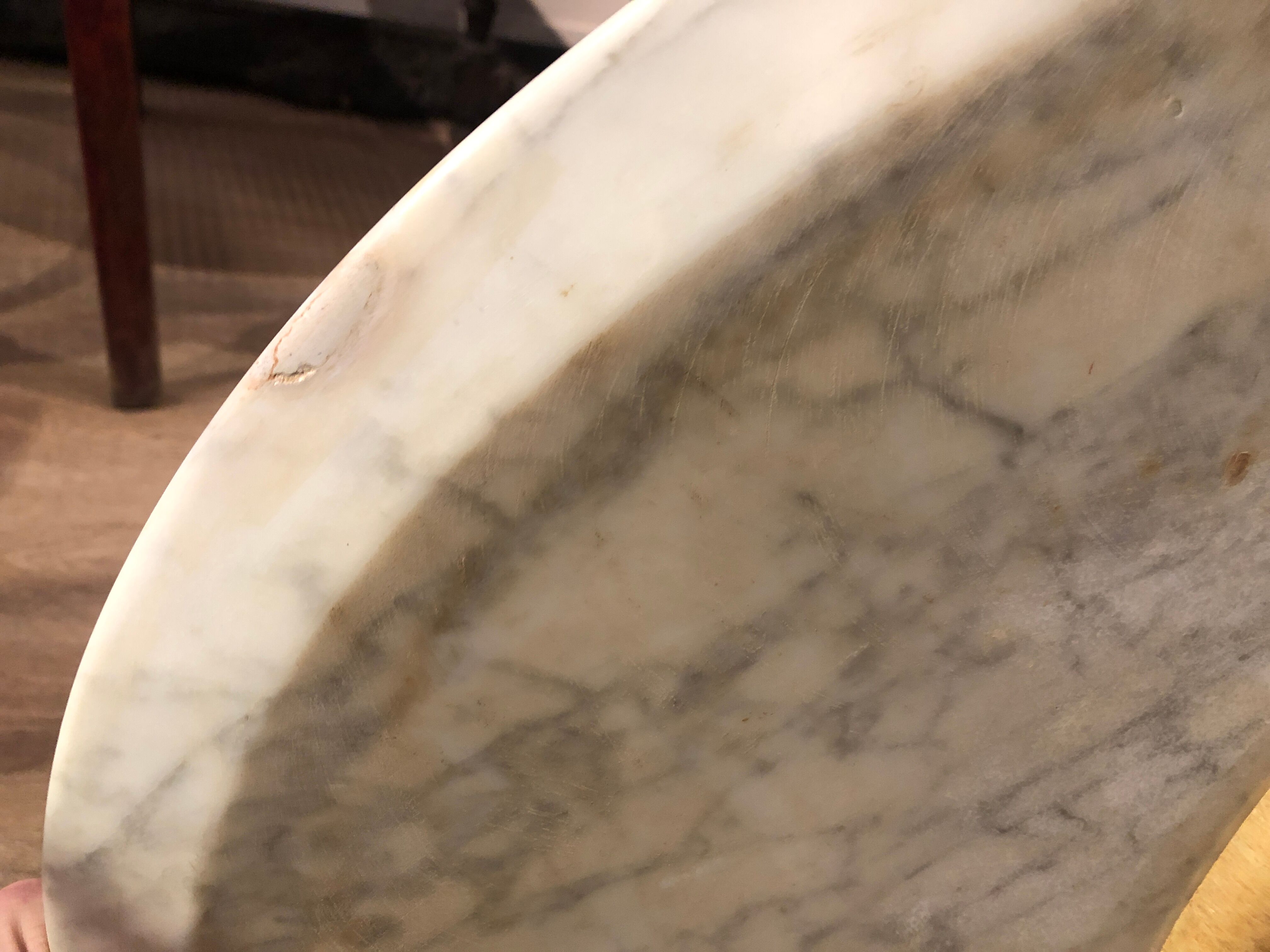 Oval coffee table for Knoll