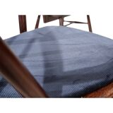 Set of 4 Windsor chairs, mahogany, 1960