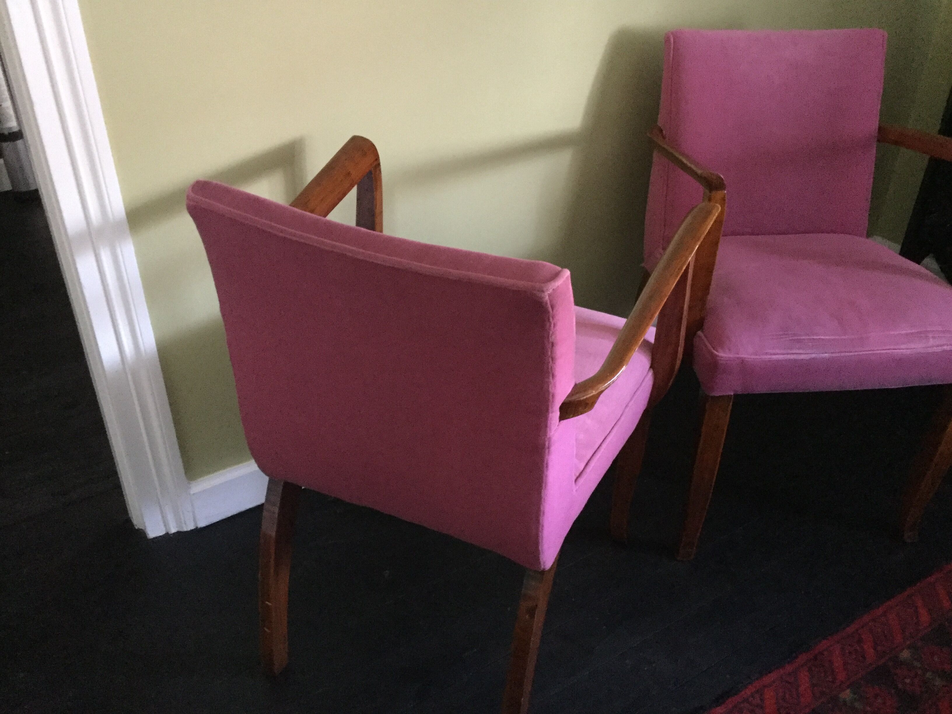 Pair of Art Deco armchairs