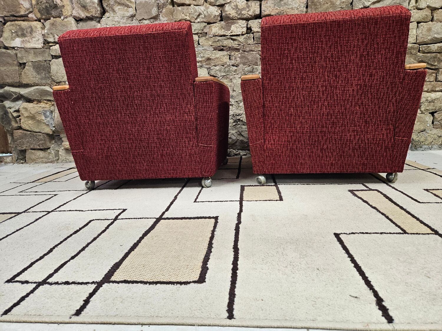 Pair of vintage armchairs 1960