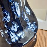 Vase Vallauris bleu forme libre