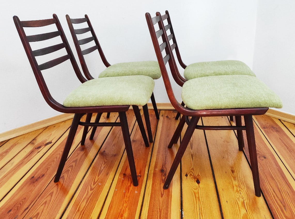 Set of Four Chairs, Jitona, Czechoslovakia, 1970s