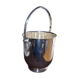 Silver metal ice bucket Christofle Gallia